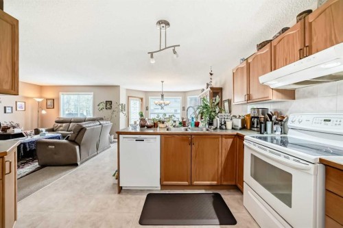 203 West Lakeview Circle, Chestermere, AB - Indoor Photo Showing Kitchen With Double Sink