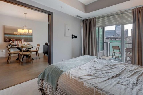 1406-888 4 Avenue Sw, Calgary, AB - Indoor Photo Showing Bedroom
