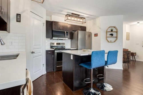 26 Auburn Bay Common Se, Calgary, AB - Indoor Photo Showing Kitchen With Double Sink With Upgraded Kitchen