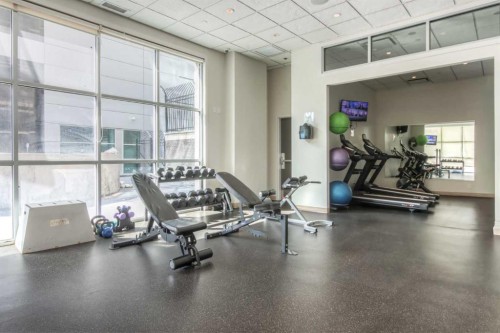 604-530 12 Avenue Sw, Calgary, AB - Indoor Photo Showing Gym Room