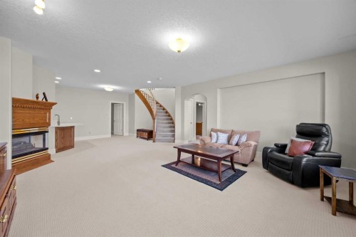4580 Hamptons Way Nw, Calgary, AB - Indoor With Fireplace