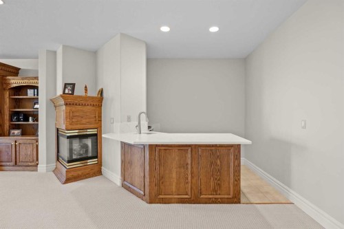 4580 Hamptons Way Nw, Calgary, AB - Indoor With Fireplace