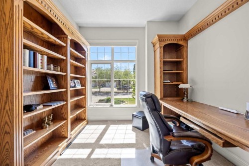 4580 Hamptons Way Nw, Calgary, AB - Indoor Photo Showing Office