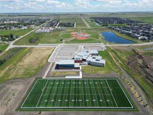 46 4 Street Ne, Langdon, AB - Outdoor With View