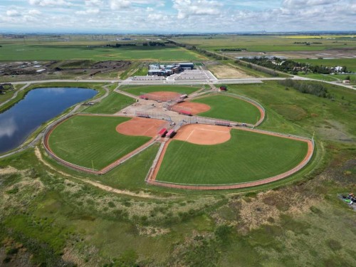 46 4 Street Ne, Langdon, AB - Outdoor With View
