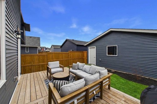 34 Birch Glen, Okotoks, AB - Outdoor With Deck Patio Veranda With Exterior