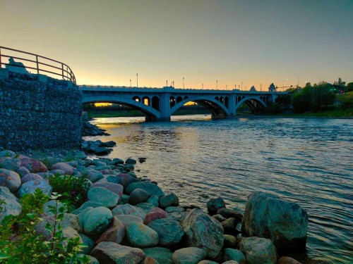 2121 Bowness Road Nw, Calgary, AB - Outdoor With Body Of Water With View