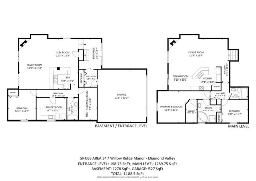347 Willow Ridge Manor Sw, Diamond Valley, AB 