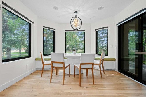 931 Shawnee Drive Sw, Calgary, AB - Indoor Photo Showing Dining Room