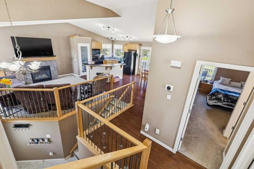 232 Hillcrest Court, Strathmore, AB - Indoor With Fireplace
