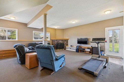 232 Hillcrest Court, Strathmore, AB - Indoor With Fireplace