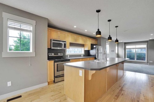 124 Lavender Link, Chestermere, AB - Indoor Photo Showing Kitchen