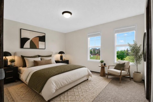 22 Autumn Green Se, Calgary, AB - Indoor Photo Showing Bedroom