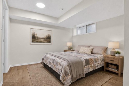 22 Autumn Green Se, Calgary, AB - Indoor Photo Showing Bedroom
