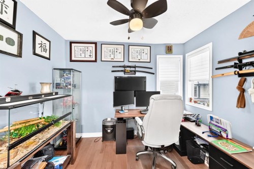 116 Kingsland Court Se, Airdrie, AB - Indoor Photo Showing Office