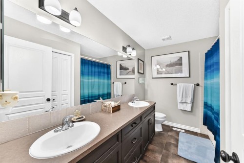 116 Kingsland Court Se, Airdrie, AB - Indoor Photo Showing Bathroom