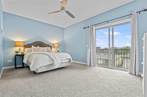3-1916 36 Street Sw, Calgary, AB - Indoor Photo Showing Bedroom