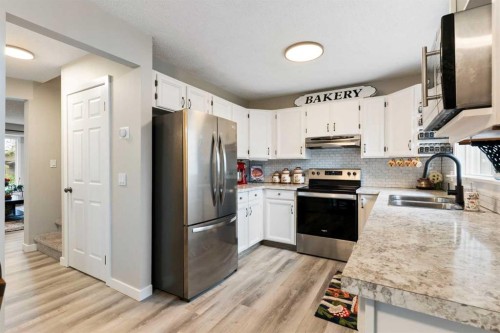 25 Bermuda Place, Calgary, AB - Indoor Photo Showing Kitchen With Stainless Steel Kitchen With Double Sink