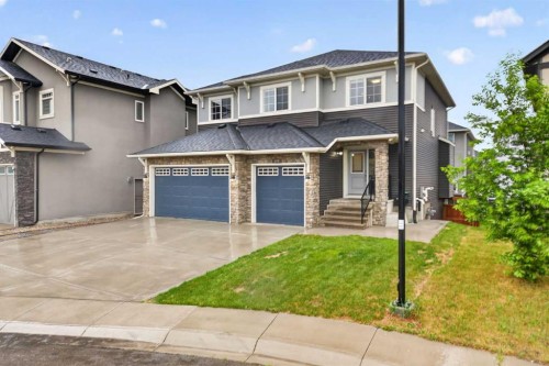 109 Kinniburgh Cove, Chestermere, AB - Outdoor With Facade