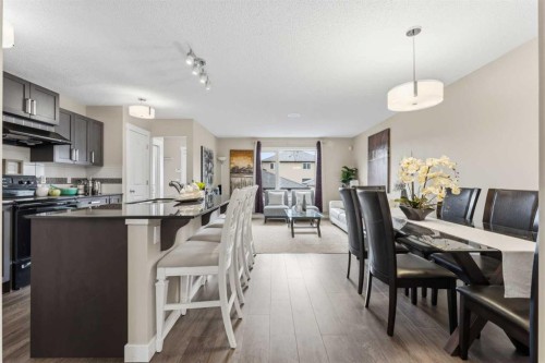 7 Skyview Ranch Lane Ne, Calgary, AB - Indoor Photo Showing Dining Room