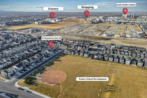 67 Setonstone Row Se, Calgary, AB - Outdoor With View