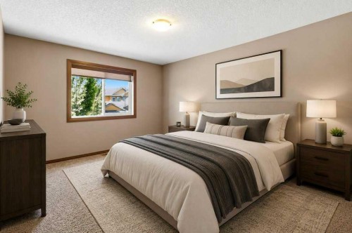 23 Aspen Stone Crescent Sw, Calgary, AB - Indoor Photo Showing Bedroom