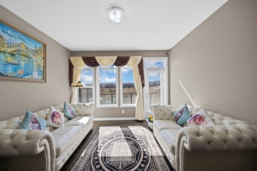 128 Nolanlake View North, Calgary, AB - Indoor Photo Showing Living Room