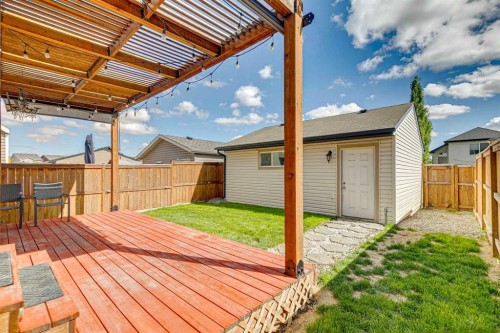 1807 New Brighton Drive Se, Calgary, AB - Outdoor With Deck Patio Veranda With Exterior