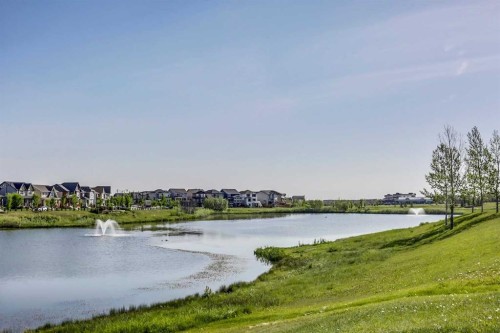 1807 New Brighton Drive Se, Calgary, AB - Outdoor With Body Of Water With View