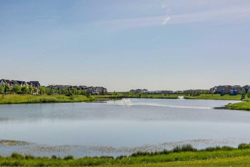 1807 New Brighton Drive Se, Calgary, AB - Outdoor With Body Of Water With View