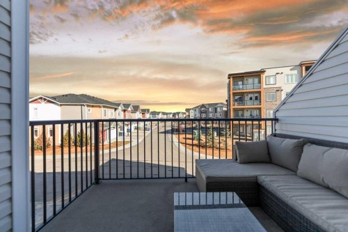 258 Canals Crossing Sw, Airdrie, AB - Outdoor With Balcony With Exterior