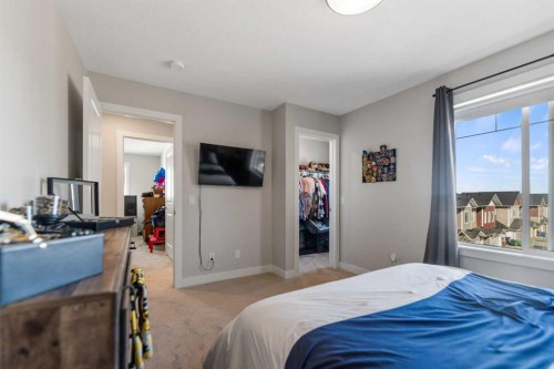 258 Canals Crossing Sw, Airdrie, AB - Indoor Photo Showing Bedroom