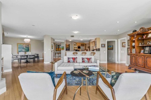 303-837 2 Avenue Sw, Calgary, AB - Indoor Photo Showing Living Room
