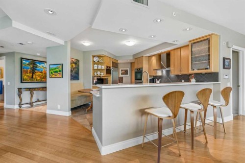 303-837 2 Avenue Sw, Calgary, AB - Indoor Photo Showing Kitchen