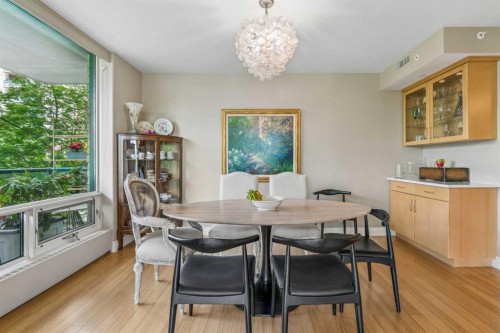 303-837 2 Avenue Sw, Calgary, AB - Indoor Photo Showing Dining Room