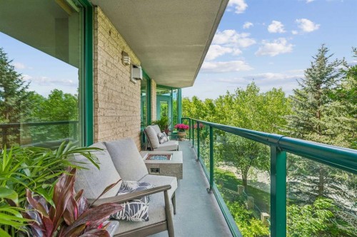 303-837 2 Avenue Sw, Calgary, AB - Outdoor With Balcony