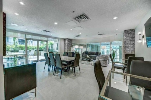 303-837 2 Avenue Sw, Calgary, AB - Indoor Photo Showing Dining Room