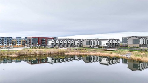 5116-20295 Seton Way Se, Calgary, AB - Outdoor With Body Of Water With View
