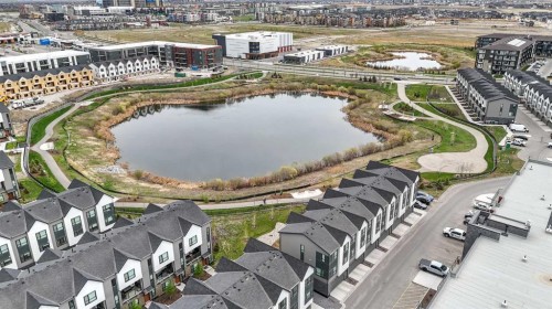 5116-20295 Seton Way Se, Calgary, AB - Outdoor With Body Of Water With View