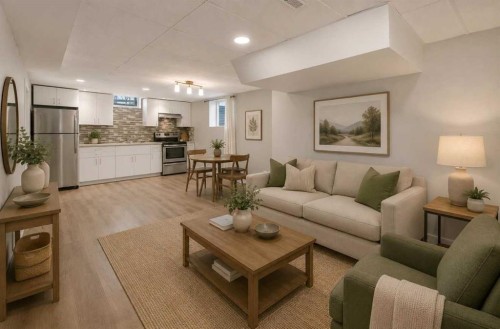 5203 Memorial Drive Se, Calgary, AB - Indoor Photo Showing Living Room