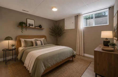 5203 Memorial Drive Se, Calgary, AB - Indoor Photo Showing Bedroom