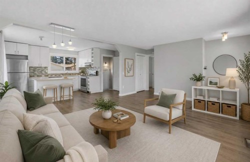 5203 Memorial Drive Se, Calgary, AB - Indoor Photo Showing Living Room