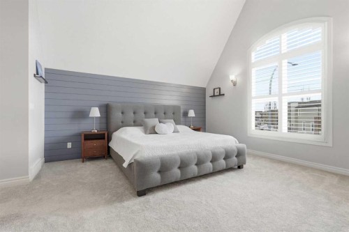 127 Marquis Grove Se, Calgary, AB - Indoor Photo Showing Bedroom