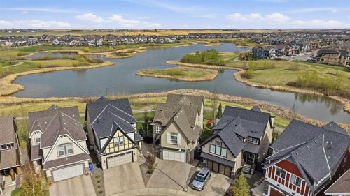 127 Marquis Grove Se, Calgary, AB - Outdoor With Body Of Water With View