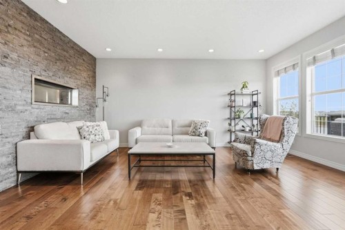 127 Marquis Grove Se, Calgary, AB - Indoor Photo Showing Living Room