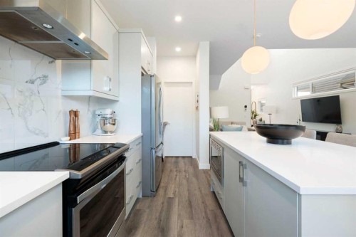 3872 202 Avenue Se, Calgary, AB - Indoor Photo Showing Kitchen With Upgraded Kitchen