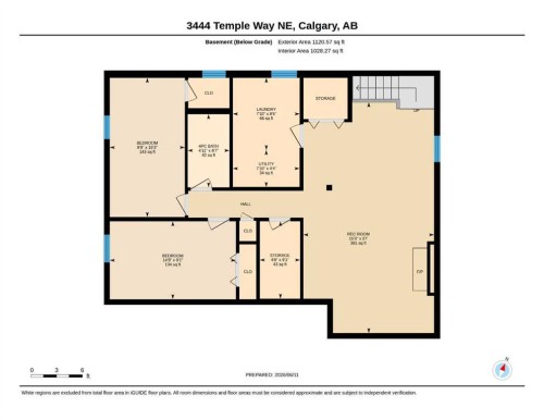 3444 Temple Way Ne, Calgary, AB 