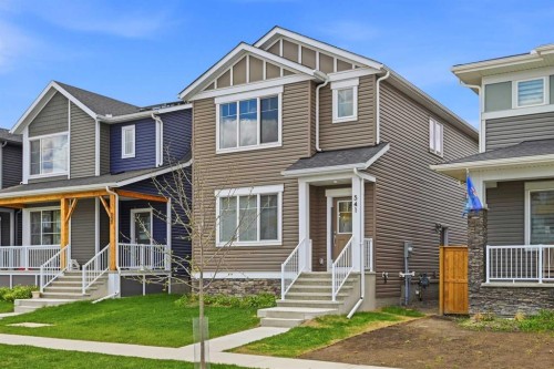 541 Bayview Street Sw, Airdrie, AB - Outdoor With Facade