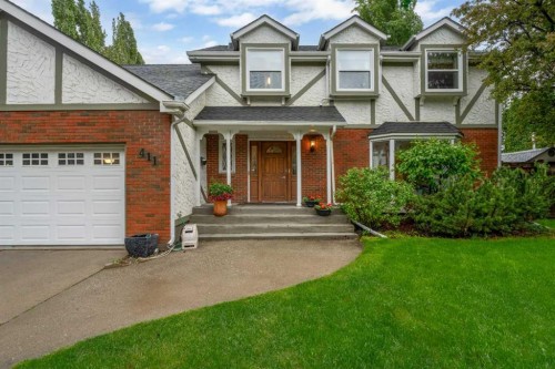 411 Wilderness Place Se, Calgary, AB - Outdoor With Deck Patio Veranda