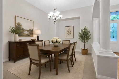41 Cranston Drive Se, Calgary, AB - Indoor Photo Showing Dining Room
